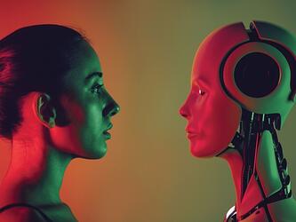 Picture-of-woman-facing-robot